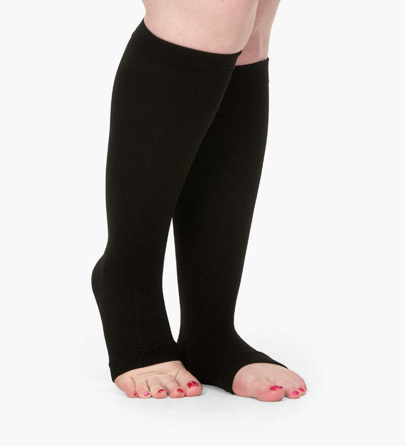 Everstride Toeless Wide Compression Socks For Pain Relief