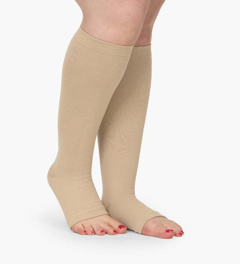 Everstride Toeless Wide Compression Socks For Pain Relief