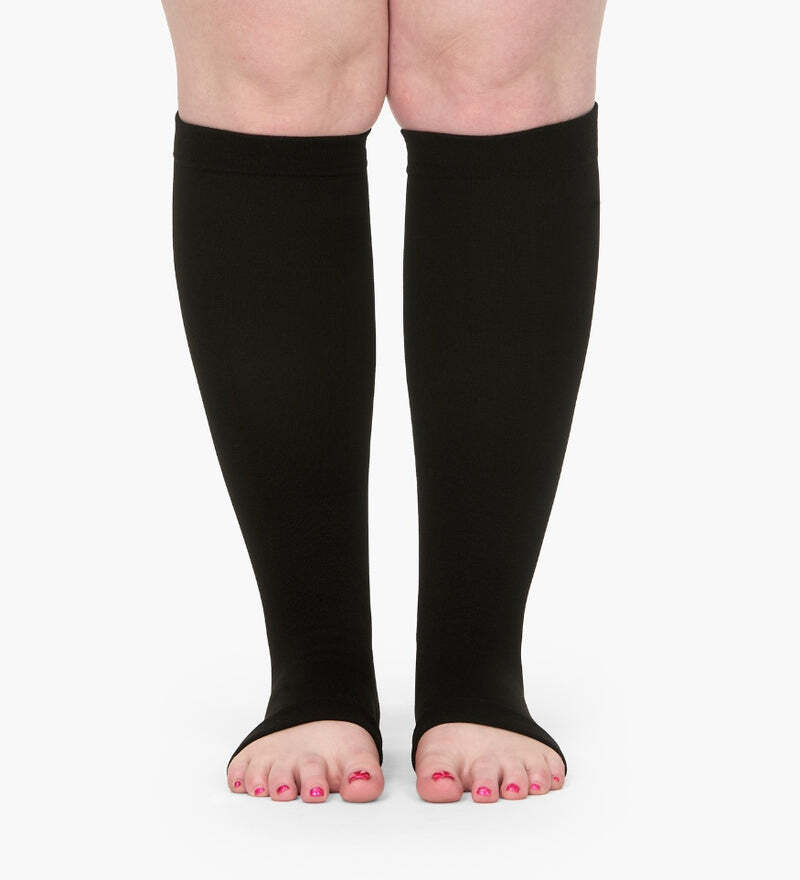 Everstride Toeless Wide Compression Socks For Pain Relief