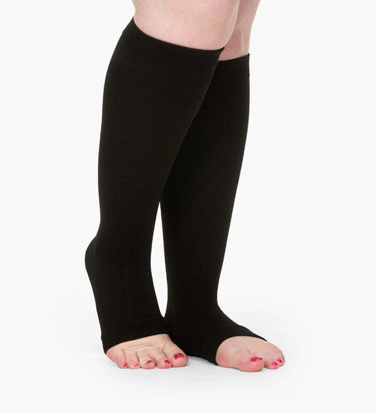 Everstride Toeless Wide Compression Socks For Pain Relief