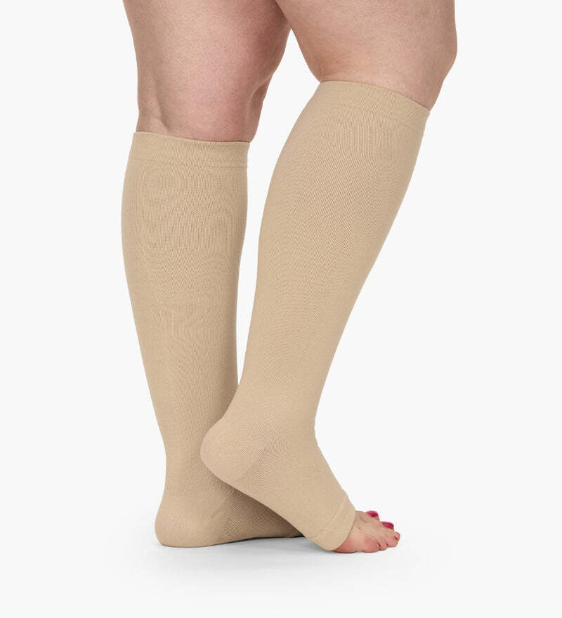 Everstride Toeless Wide Compression Socks For Pain Relief