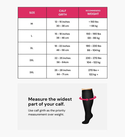 Everstride Advanced Wide Compression Socks For Pain Relief